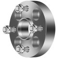 2x 4 Lug Wheel Spacers 4x100 With 12x1 5 54 1mm 1 25 Silver For 1991-2000 Escort 2000-2005 Mr2 Spyder 