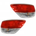 Outer Taillamp Taillight Housing Driver Passenger Pair For Nissan Pathfinder 