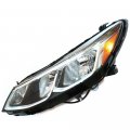 Loyalheartdy Halogen Headlight Assembly 2016 2017 2018 2019 Cruze Driver Side Left Headlamp Chrome Housing Clear Lens 84156518 