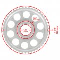 Caltric Clutch One Way Bearing Sprocket Gear Compatible With Kawasaki Ninja 500 500r Ex500 1987-2009