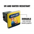 Time S Up Says Rosie The Riveter Tow Trailer Hitch Cover Plug Insert