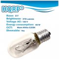 Hqrp 8-pack 40-watt T8 40t8 Indicator Intermediate E17 Base Tubular Incandescen Light Bulbs Compatible With Appliance Microwave