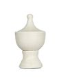 Urbanest Urn Lamp Finial 1 3 4-inch Tall Distressed White 