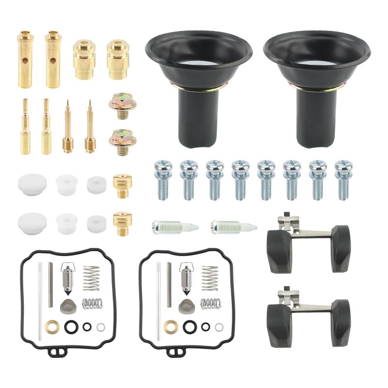 Carburetor Repair Kit Rebuild Float For Yamaha Xvs650 V Star 1998 To 2015 2 Set Package