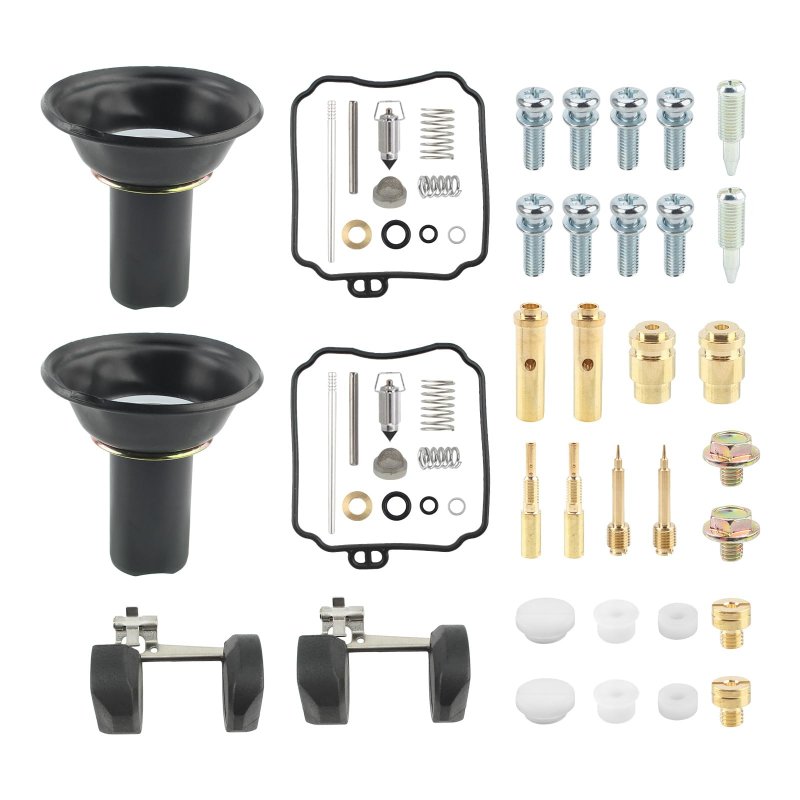 Carburetor Repair Kit Rebuild Float For Yamaha Xvs650 V Star 1998 To 2015 2 Set Package