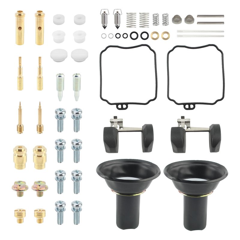 Carburetor Repair Kit Rebuild Float For Yamaha Xvs650 V Star 1998 To 2015 2 Set Package