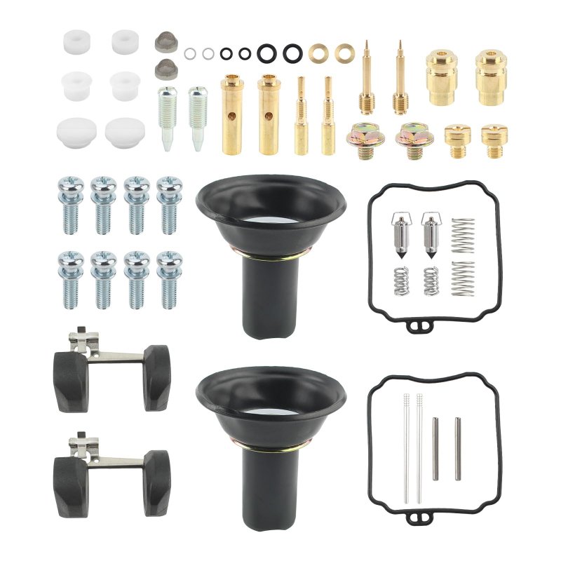 Carburetor Repair Kit Rebuild Float For Yamaha Xvs650 V Star 1998 To 2015 2 Set Package