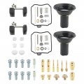Carburetor Repair Kit Rebuild Float For Yamaha Xvs650 V Star 1998 To 2015 2 Set Package