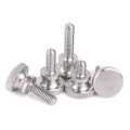 Hscrstar M6x70mm 4pcs Knurled Thumb Screws Stainless Steel Hand Knurl Step High Head Tighten Adjust Screw