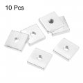 Uxcell Square Nuts M6x20mmx5mm Zinc-plated Metric Coarse Thread Assortment Kit 10 Pcs