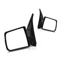 Chevy S-10 Pickup 1990 1991 1992 1993 Door Mirror Pair Manual Non Heated Textured Black Driver And Passenger Side Gm1320128