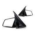 Chevy S-10 Pickup 1990 1991 1992 1993 Door Mirror Pair Manual Non Heated Textured Black Driver And Passenger Side Gm1320128
