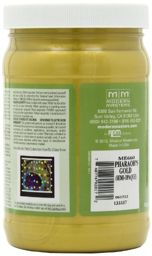 Modern Masters Me660-32 Metallic Pharaohs Gold 32-ounce