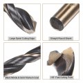 Uxcell 6pcs Jobber Drill Bits 4 5mm 0 177 Black Nitride Gold Titanium Coated M2 High Speed Steel Hss Twist For Stainless