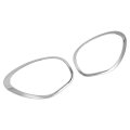 Headlight Bezel Pair For 2011 2016 Mini Cooper Countryman And 2013 Paceman Front Head Light Lamp Cover Trim Ai-6447 Chrome 