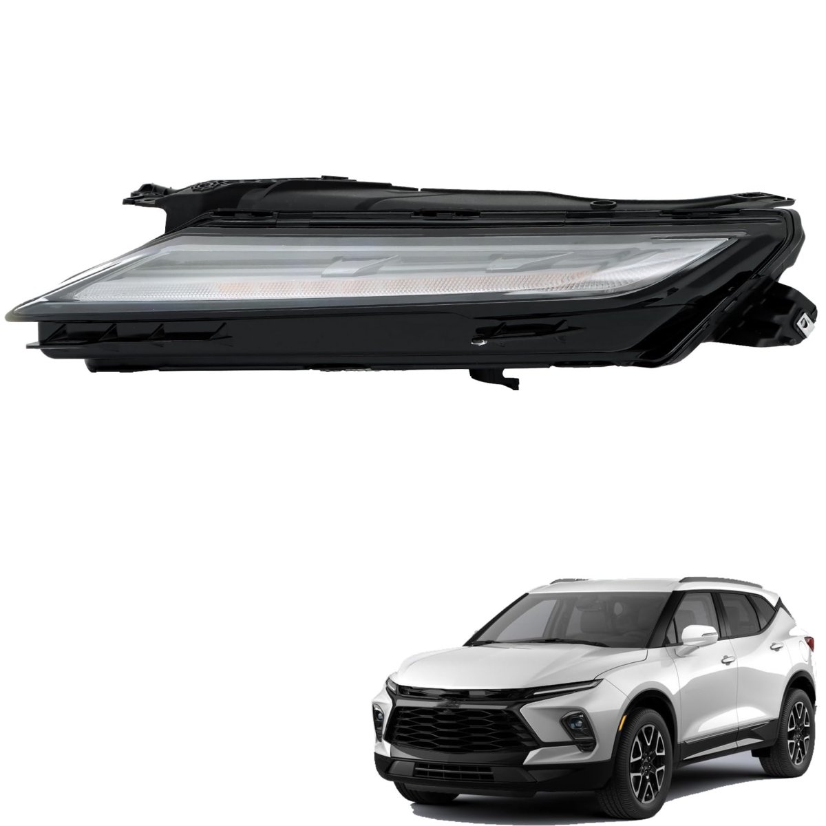 Munirater Daytime Running Lamp Fog Light Left Side Replacement For Bl-azer 2023-2024 Drl 87830987