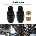2pcs 3 8 Tube To 6an Male Hardline Fuel Line Adapter Fitting