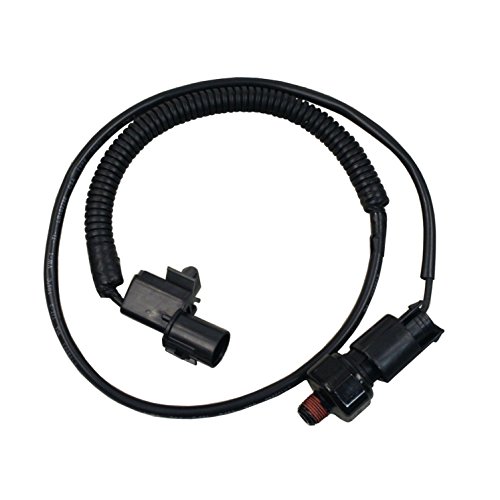 Engine Oil Pressure Switch With Light 201-1890 Aluminum Normally Open Black Panel Mount Female To Male Connector