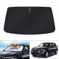 Kust Windshield Sun Shade For 2019-2023 2024 Bmw X5 Window Visor Protector Foldable Blocks Uv Rays Keep Your Car Cooler 