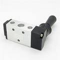 4h210-085 Way Pneumatic Air Hand Lever Operated Valve Solenoid Port 1 4 Manual Control Valves 