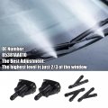Uxcell 1 Set Windshield Washer Water Nozzle Spray No 85381aa010 For Toyota Camry 1997-2001