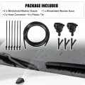 Uxcell 1 Set Windshield Washer Water Nozzle Spray No 85381aa010 For Toyota Camry 1997-2001