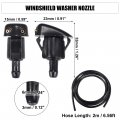 Uxcell 1 Set Windshield Washer Water Nozzle Spray No 85381aa010 For Toyota Camry 1997-2001