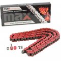 Red O Ring Drive Chain 520 Pitch 106 Links For Kawasaki Ex250 Ninja 250r 1988 To 2012 Models Alloy Steel With Master Link 
