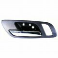 Gmc Sierra 2500 Hd Interior Door Handle Front Driver Side Black Bezel With Chrome Lever 2007-2014 Trim Slt Gm1352151 15935951 