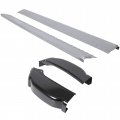 Hecasa Rocker Panel And Cab Corners Compatible With 1999-2007 Chevy Silverado Gmc Sierra Lower Slip-on Steel Replacement For