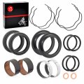 Fork Bushing Dust Oil Seals Kit For Yamaha V-star 650 950 1100 1300 Xvs650 Xvs950 Xvs1100 Xvs1300 Mt07 Fz07 Xsr 700