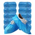 Yueton 100pcs Non-slip Foot Cover Disposable Boot Waterproof Shoes Elastic Cover Portable Outdoor Covers Pe Plastic Indoor 