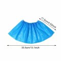Yueton 100pcs Non-slip Foot Cover Disposable Boot Waterproof Shoes Elastic Cover Portable Outdoor Covers Pe Plastic Indoor