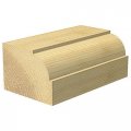 C079x1 2tc Bearing Guided Round Over Router Cutter 1 2 In Shank 12 7mm Radius Tungsten Carbide Tct Tips With Ptfe Coating For