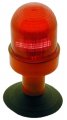 Briteguard Mini Red Flasher Light 1 5 3 8 Cm Diameter Suction Cup Base High Visibility Distress Signal Compact Long-lasting 