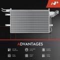 A-premium Air Conditioning A C Condenser Compatible With Ford Flex 2009-2012 Taurus 2008-2012 X Mercury Sable 2008-2009 Lincoln