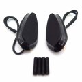 Httmt- Black Mirror Block Off Base Plates With Led Signal Compatible 2000-2008 R1 Yzf-r1 Yzfr1 P N Mt222-011a
