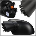Ki1320187 Factory Style Driver Left Side Mirror Manual Folding Power Adjust Heated Glass Compatible With Rio 14-17 Paint To