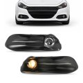 Hecasa Pair Fog Lights For 2013-2016 Dodge Dart 4-door Sedan Lamps W Bulbs Replacement Ch2592148 Ch1038141 Ch1039141 Plastic 