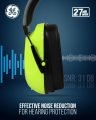 Ge Protective Hi-vis Earmuff For Noise Reduction Nrr 27db Hearing Protection Adjustable Sound Proof Earmuffs Work Industrial