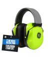 Ge Protective Hi-vis Earmuff For Noise Reduction Nrr 27db Hearing Protection Adjustable Sound Proof Earmuffs Work Industrial