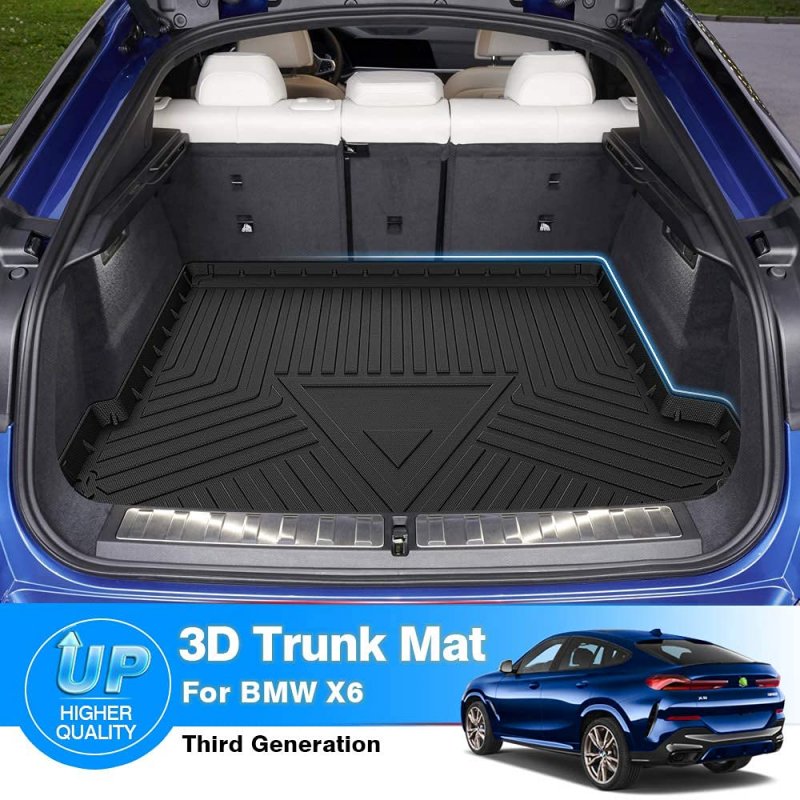 Cartist Custom Fit For Cargo Liner Bmw X6 2020 20221 2022 2023 All Weather Trunk Floor Mat High Side 3d Waterproof Tpe