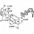Prime-line U 9956 Single Cylinder Rim Deadlatch Diecast Brass Single Pack