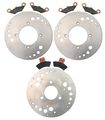 00 Front Rear Brake Rotors And Pads Polaris Xpedition 325 2000 