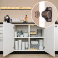 Uxcell 8 Set Magnetic Cabinet Door Catch Zinc Alloy Magnet Latch Closure Hardware For Kitchen Cupboard Closet Furniture Doors
