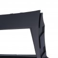 Double Din Installation Dash Kit Fydun Black Abs 2 Stereo Audio Fascia Panel Navigation Car Frame For Mitsubishi Outlander