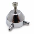 Motorcycle Slotted Spark Plug Head Bolt Covers For 1999-2014 Harley-davidson Touring Models Chrome 1 Pair P N Mt454 