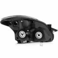 Ocpty Compatible For Nissan Altima 2010-2012 Headlight Headlamps Black Housing Amber Reflector
