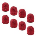 8 Pack Universal Diamond Crystal Car Wheel Tire Valve Caps For Automobiles Trucks Bikes Red 1 47 29cm 