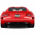 Ipick Image Made For Dodge Viper Black Real 3k Carbon Fiber Glossy Finish License Plate Frame